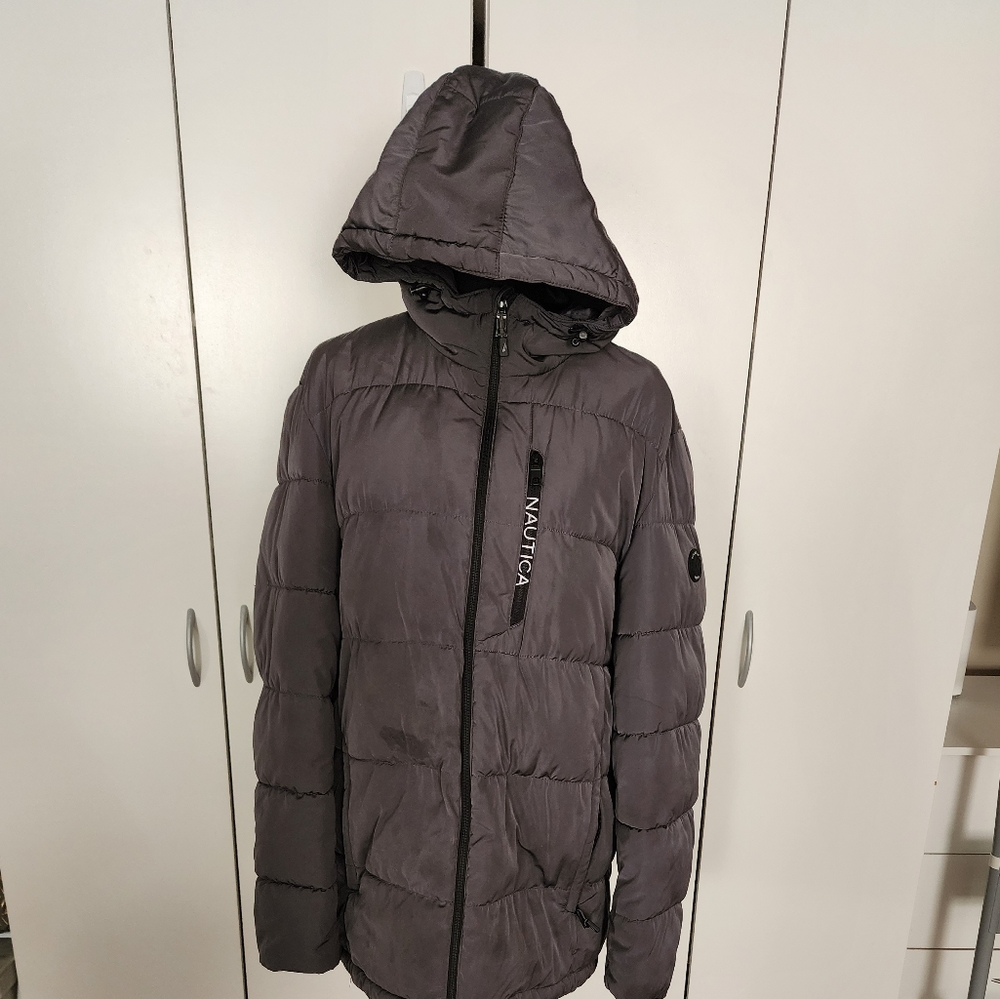 Mens Black Nautica Jacket Size